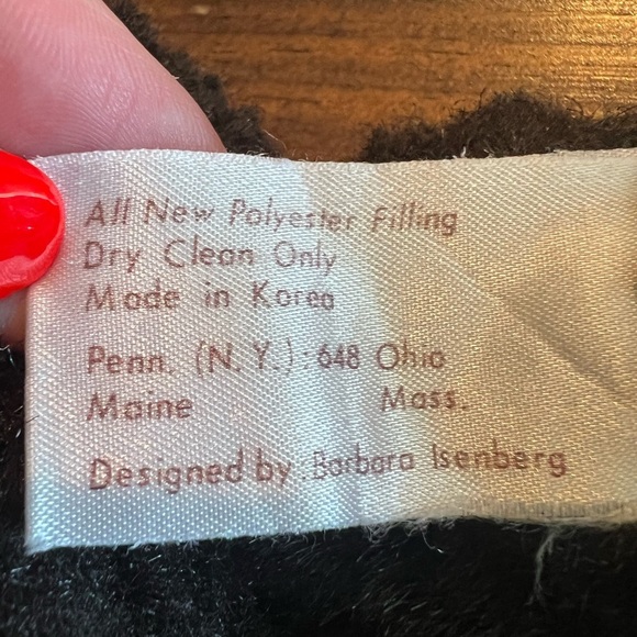 Lauren Bearcall brown fuzzy jacket, one size, stuffed animal, GUC, collectible - Picture 4 of 7